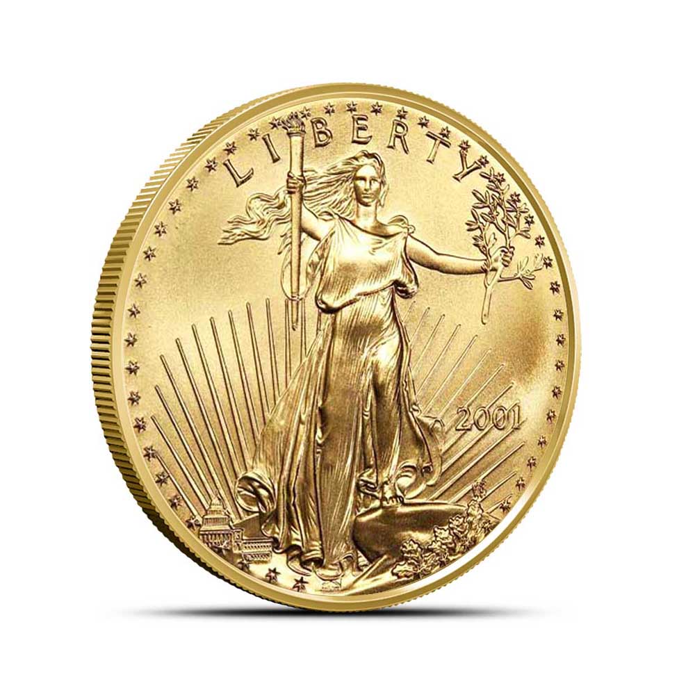 2001 1/2 oz American Gold Eagle Coin