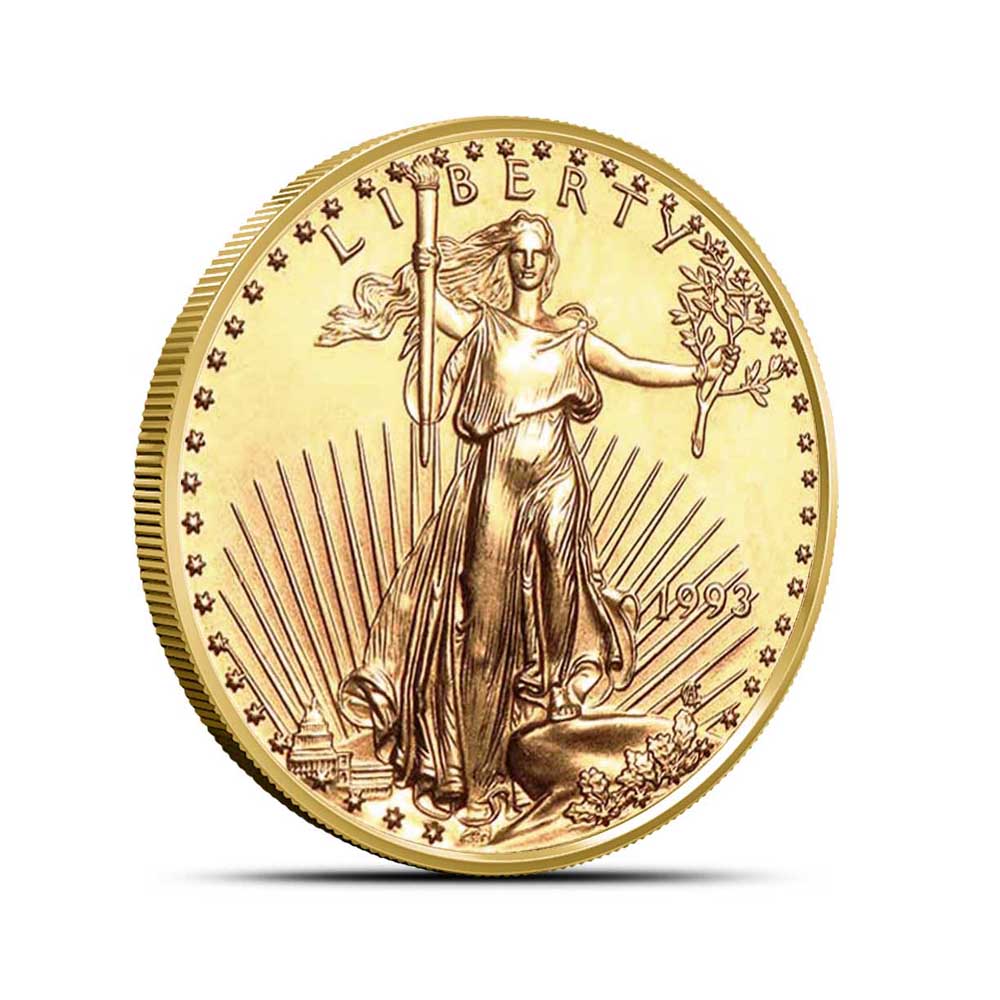 1993 1/2 oz American Gold Eagle Coin