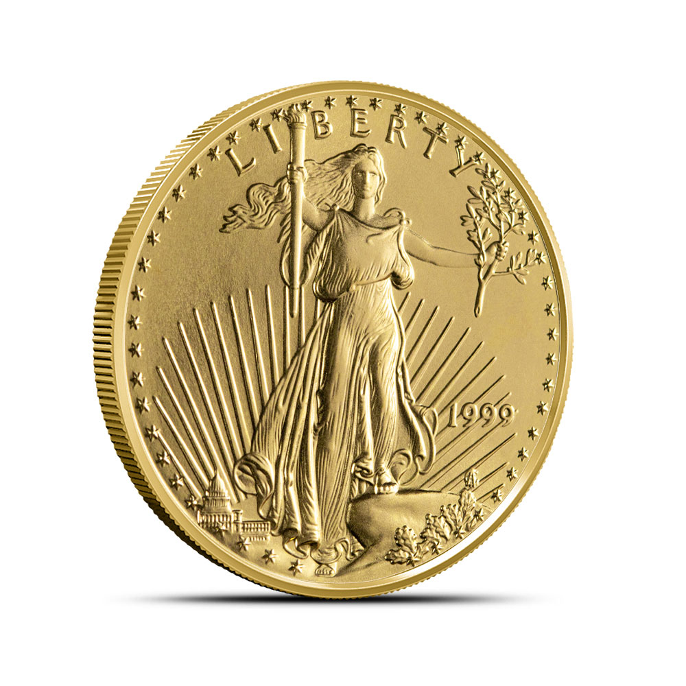 1999 1/2 oz American Gold Eagle Coin