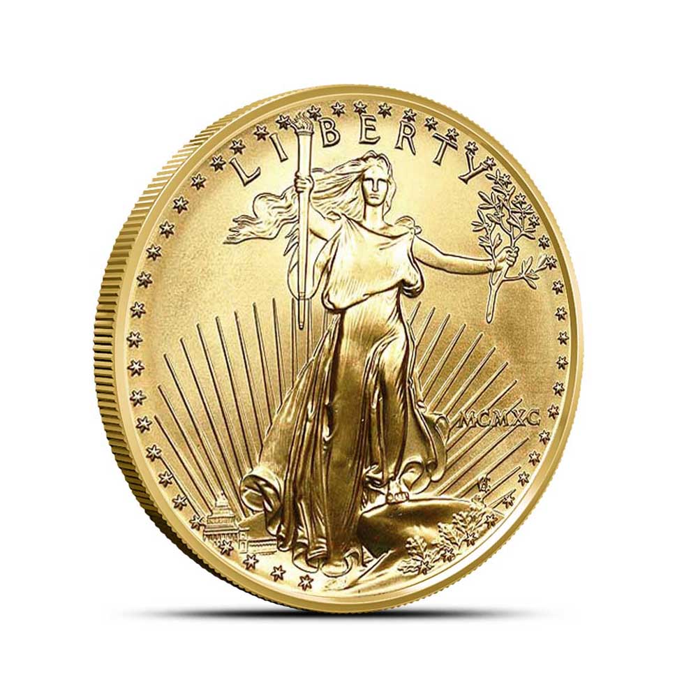 1990 1/2 oz American Gold Eagle Coin
