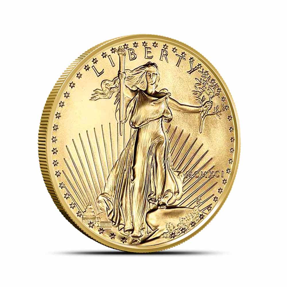1991 1/2 oz American Gold Eagle Coin