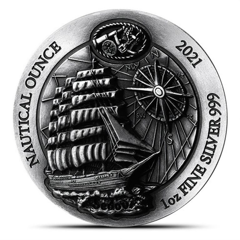 2021 1 oz Antique Rwandan Silver Sedov Nautical Ounce Coin (Capsule + CoA)