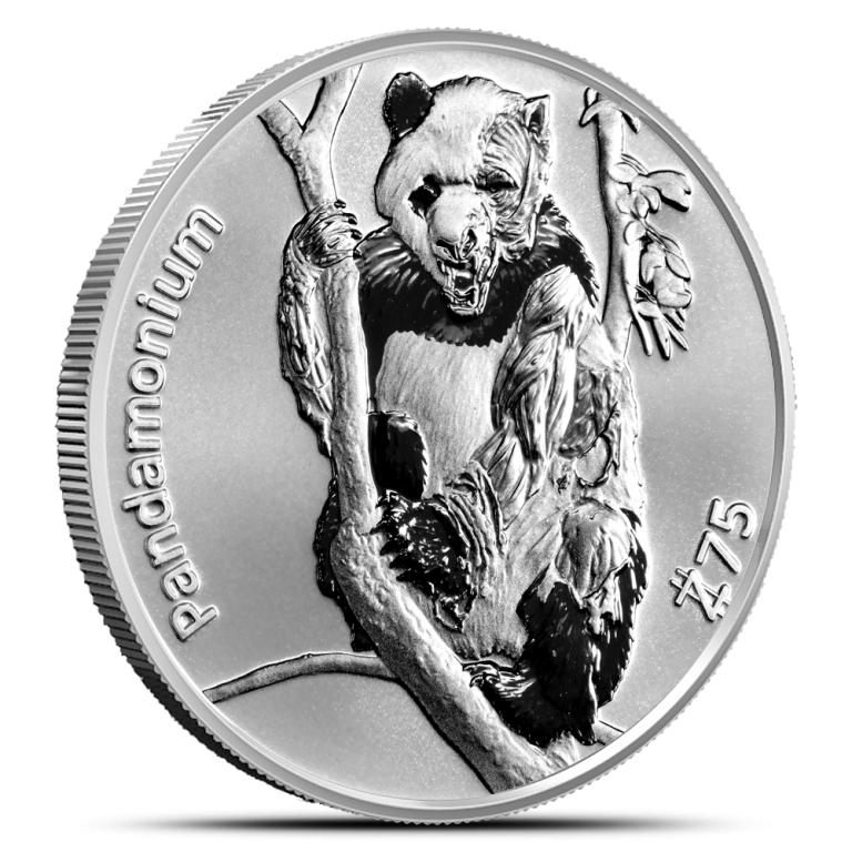 1 oz Zombucks World Pandamonium Silver Round