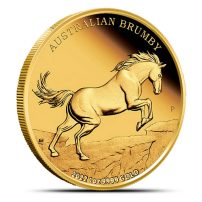 2022 1 oz Proof Australian Brumby Gold Coin (Box + CoA)