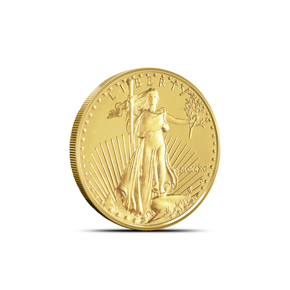 1990 1/10 oz American Gold Eagle Coin