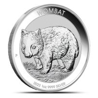 2022 1 oz Australian Silver Wombat Coin (BU)