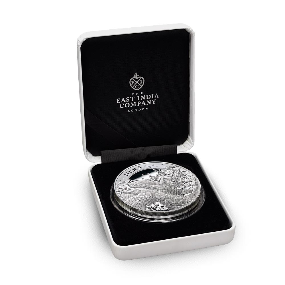 2022 5 oz Proof St. Helena Silver Goddesses Series Hera Coin