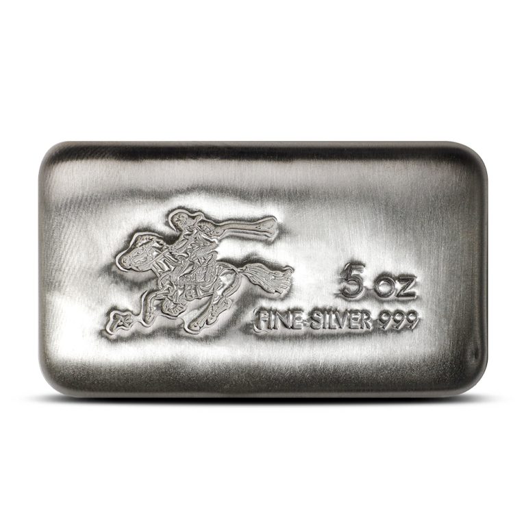 5 oz SilverTowne Pony Silver Bar (New)