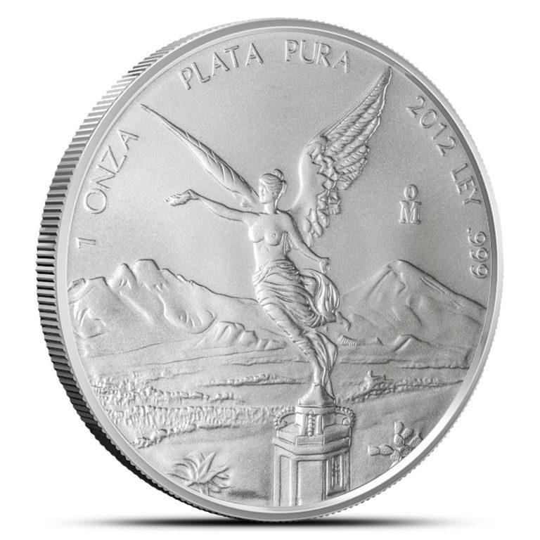 2012 1 oz Mexican Silver Libertad Coin