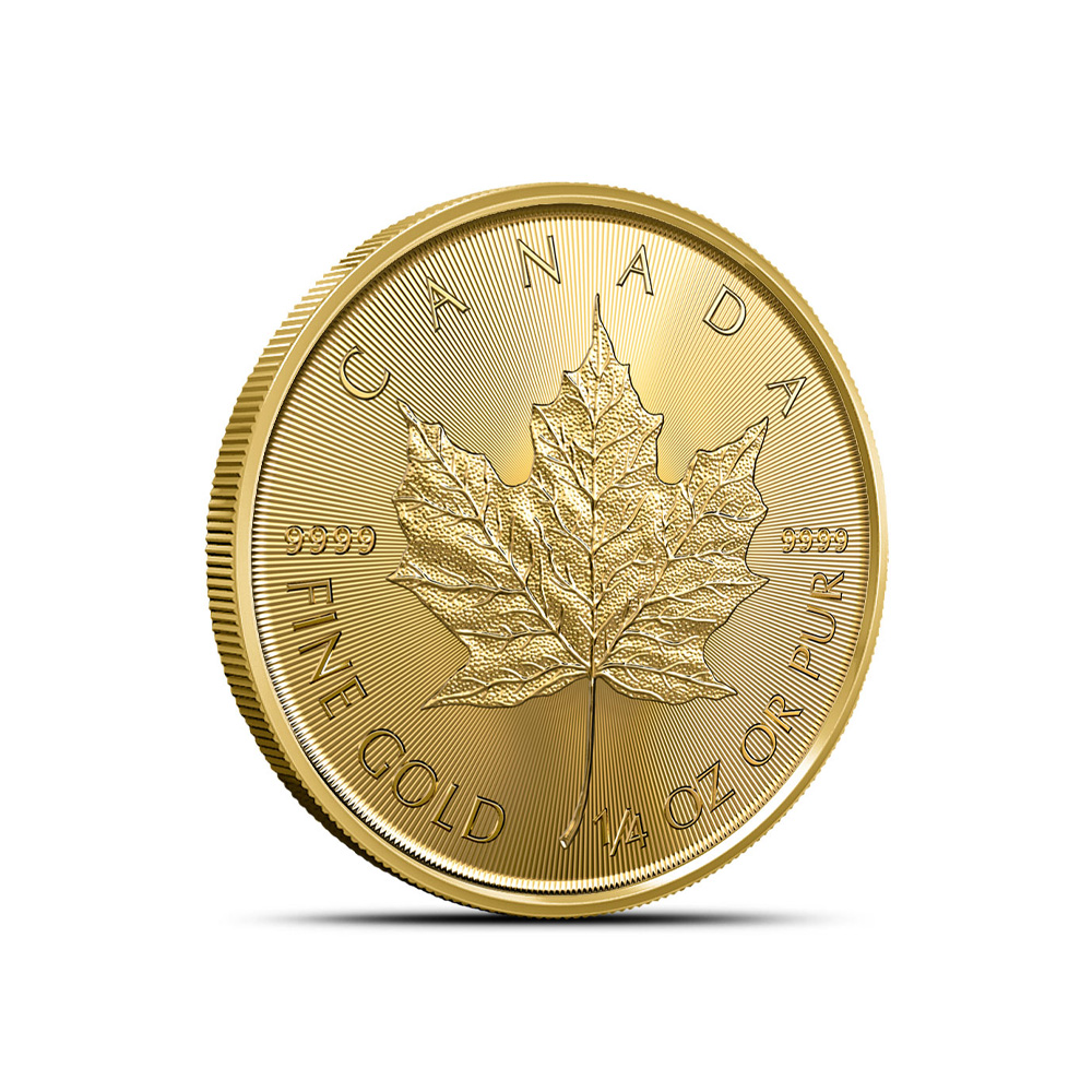 2023 1/4 oz Canadian Gold Maple Leaf Coin (BU)