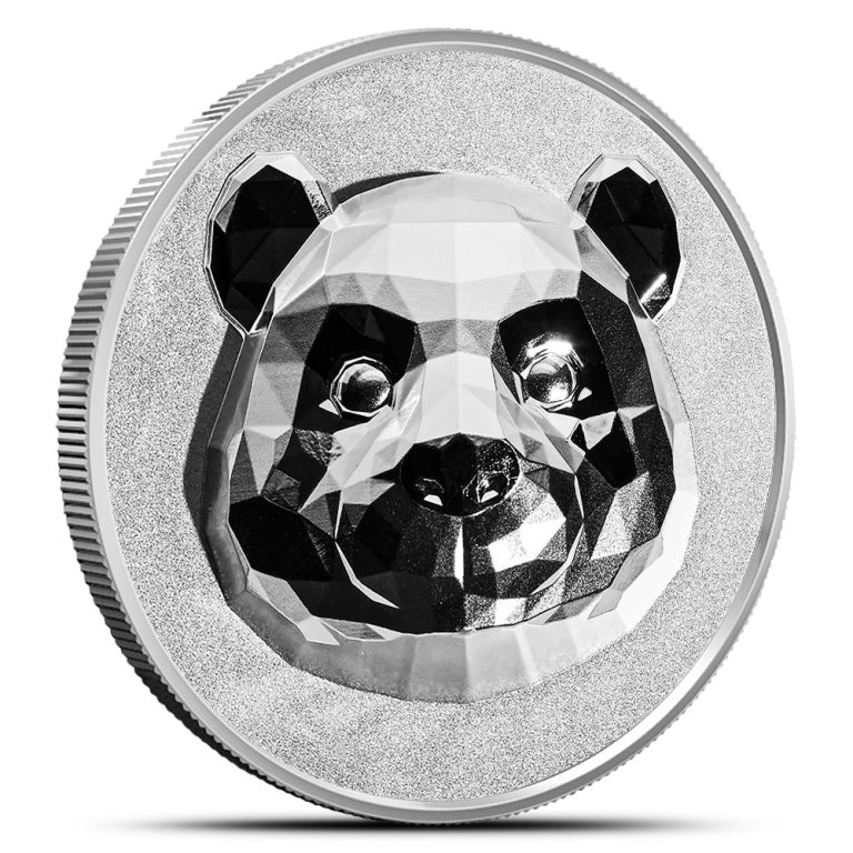 2022 1 oz Fiji Silver 3D Panda Coin (Ultra High Relief)
