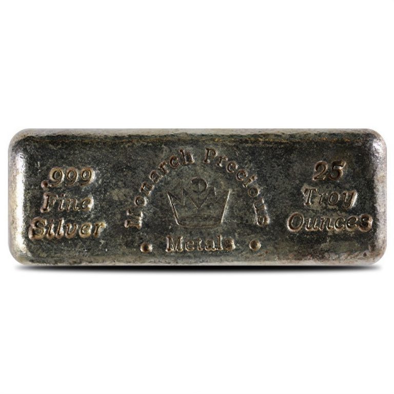 25 oz Silver Bar (Varied Condition, Any Mint)