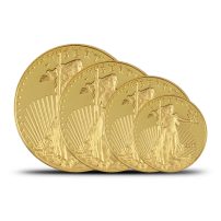 2010 4-Coin Proof American Gold Eagle Set (Box + CoA)