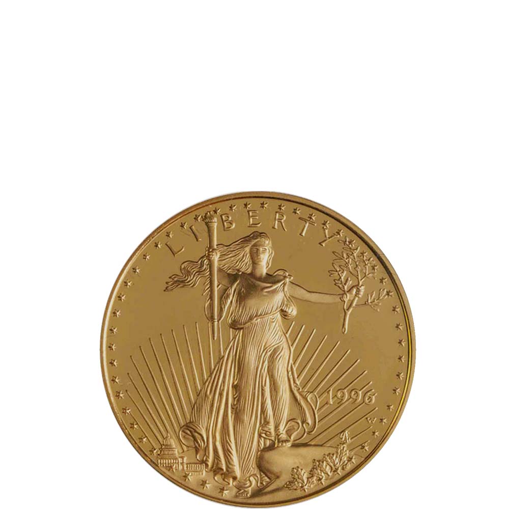 1996-W 1/10 oz Proof American Gold Eagle Coin (Box + CoA)