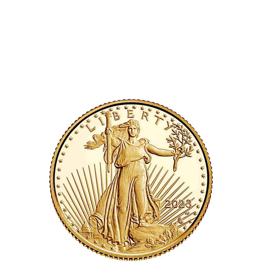 2023-W 1/10 oz Proof American Gold Eagle Coin (Box + CoA)
