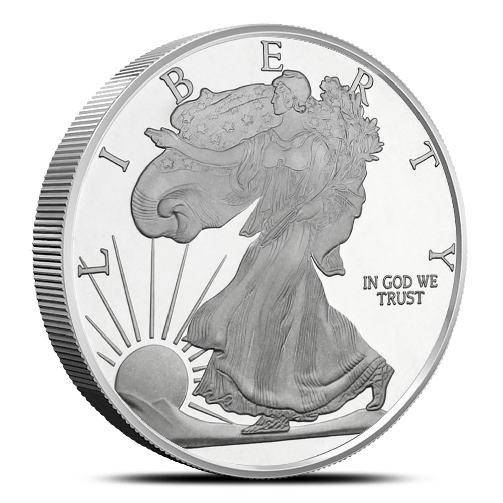 5 oz SilverTowne US Eagle Replica Silver Round l JM Bullion™