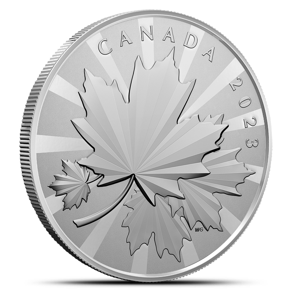ミルク Mao Silver Maple Leaf – 1-oz. Fine Silver Ultra-High Relief Coin