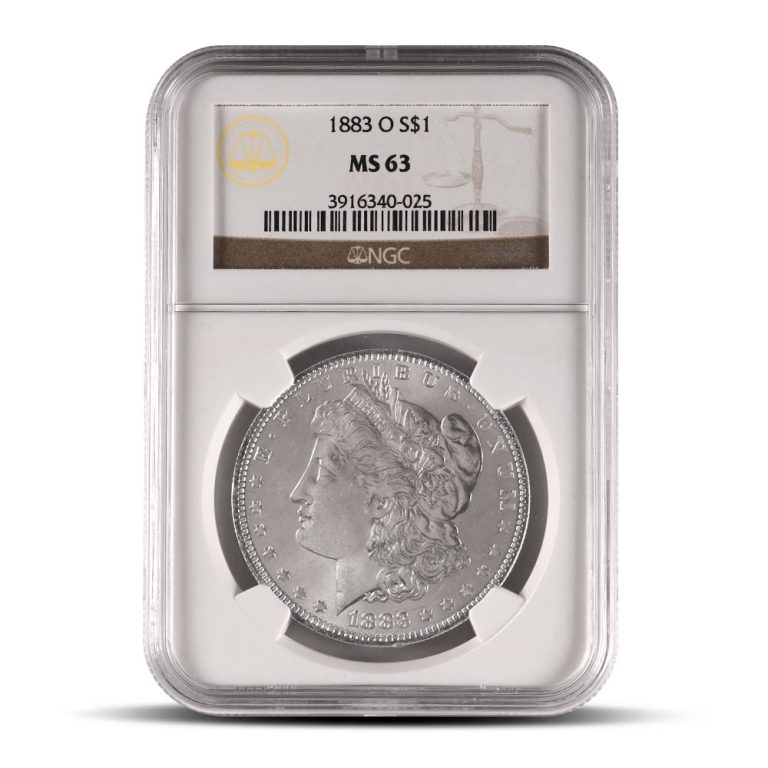 1883-O Morgan Silver Dollar Coin NGC MS63