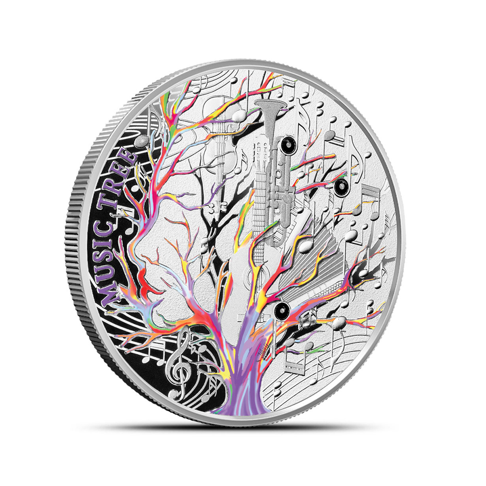 2023 17.5 Gram Proof Niue Silver Music Tree Coin l JM Bullion™