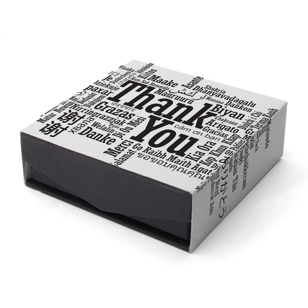 Thank you！ Thanks! Brushy Thank You Card | Palmer Street Press