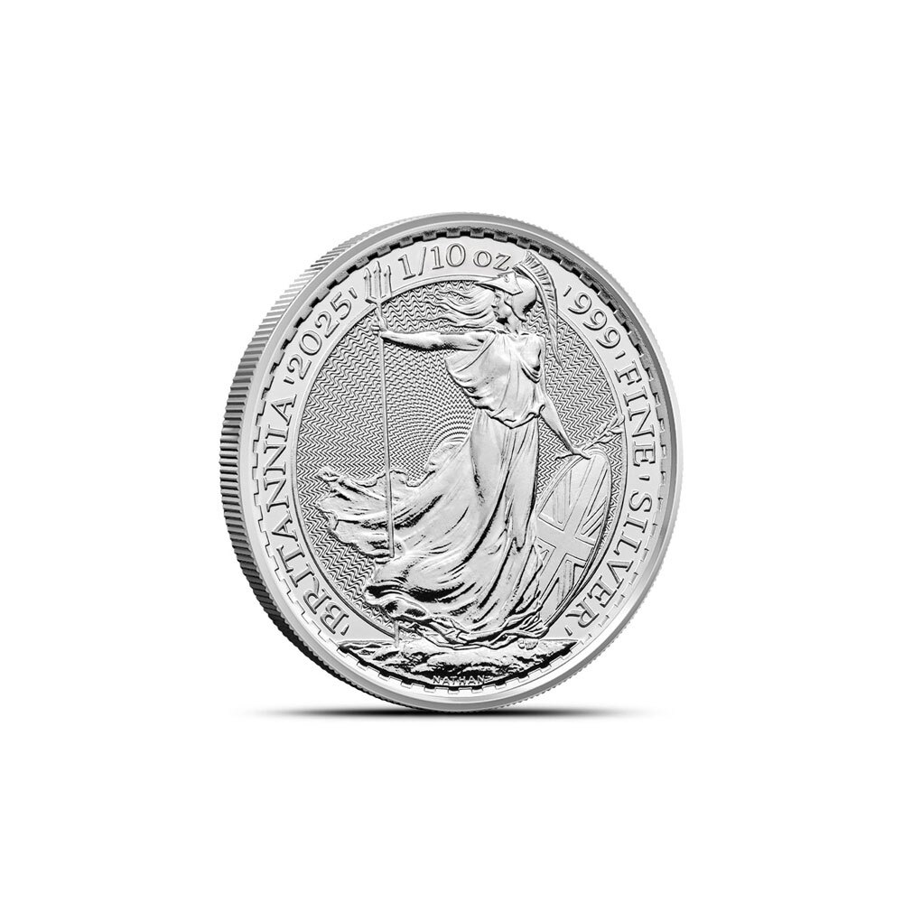 2025 1/10 oz British Silver Britannia Coin (BU) l JM Bullion™