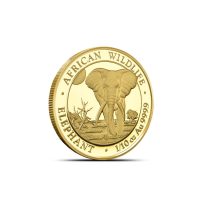 2025 1/10 oz Somalia Gold Elephant Coin (BU)