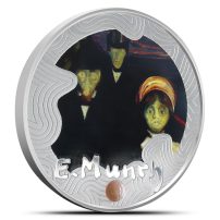 2024 17.5 Gram Proof Colorized Cameroon Silver Edvard Munch Coin (Box + CoA)