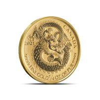 2021 1/4 oz Canadian Dragon Gold Coin