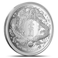 2019 1 oz Chinese Silver Long-Whiskered Dragon Dollar Coin (Restrike)
