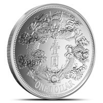2018 1 oz Chinese Silver Tientsin Dragon Dollar Coin (Restrike)