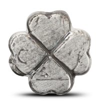 1 oz MK Barz Four Leaf Clover Shaped Silver Bar (New)