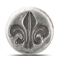 1/2 oz MK Barz Fleur De Lis Silver Round (New)