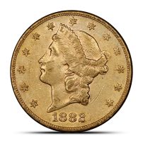 1882-S Pre-33 $20 Liberty Gold Double Eagle Coin (XF)