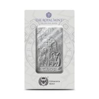 10 oz The Royal Mint Norse Gods Thor Silver Bar (New)