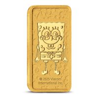 1 Gram Perth Mint Spongebob Squarepants Gold Bar (New w/ Assay)