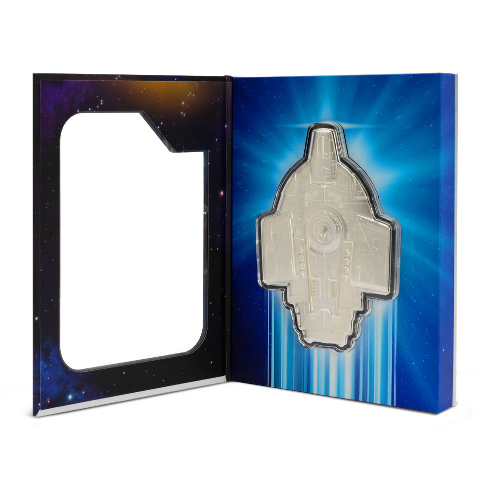 2025 3 oz Proof Colorized Niue Silver Star Trek U.S.S.