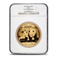 2010 1 Kilo Proof Chinese Gold Panda Coin NGC PF69 UCAM