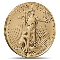 2025-W 1 oz Burnished American Gold Eagle Coin (Box + CoA)
