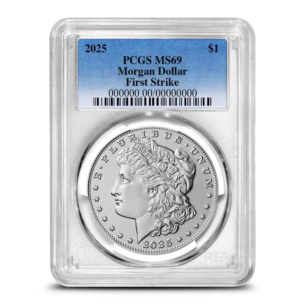 2025 Morgan Silver Dollar Coin PCGS MS69 FS l JM Bullion™