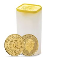 2023 1/10 oz British Gold Coronation of the King Tube (25 Coins, BU)