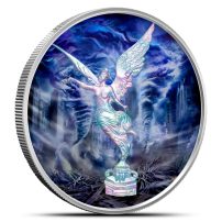 2024 1 oz Colorized Mexican Silver Libertad Forces of Nature Air Coin (Capsule + Sleeve)