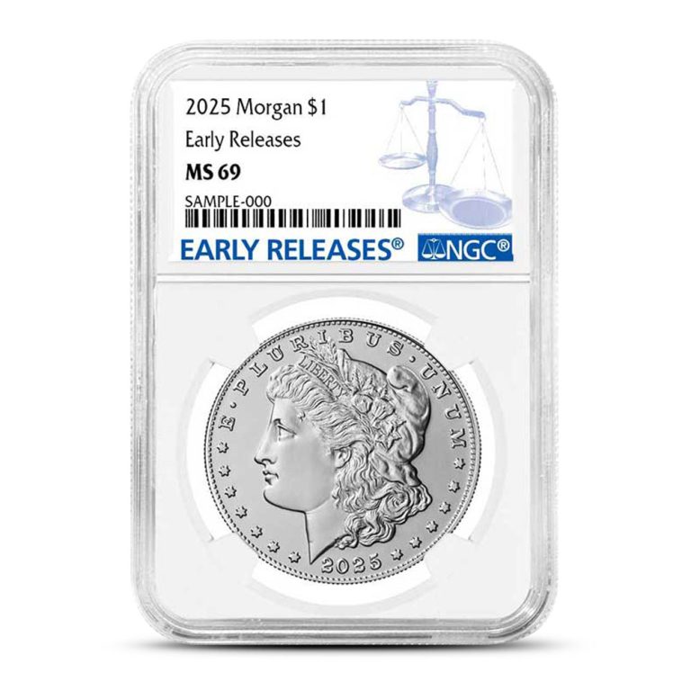 2025 Morgan Silver Dollar Coin NGC MS69 ER