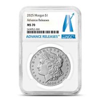 2025 Morgan Silver Dollar Coin NGC MS70 AR