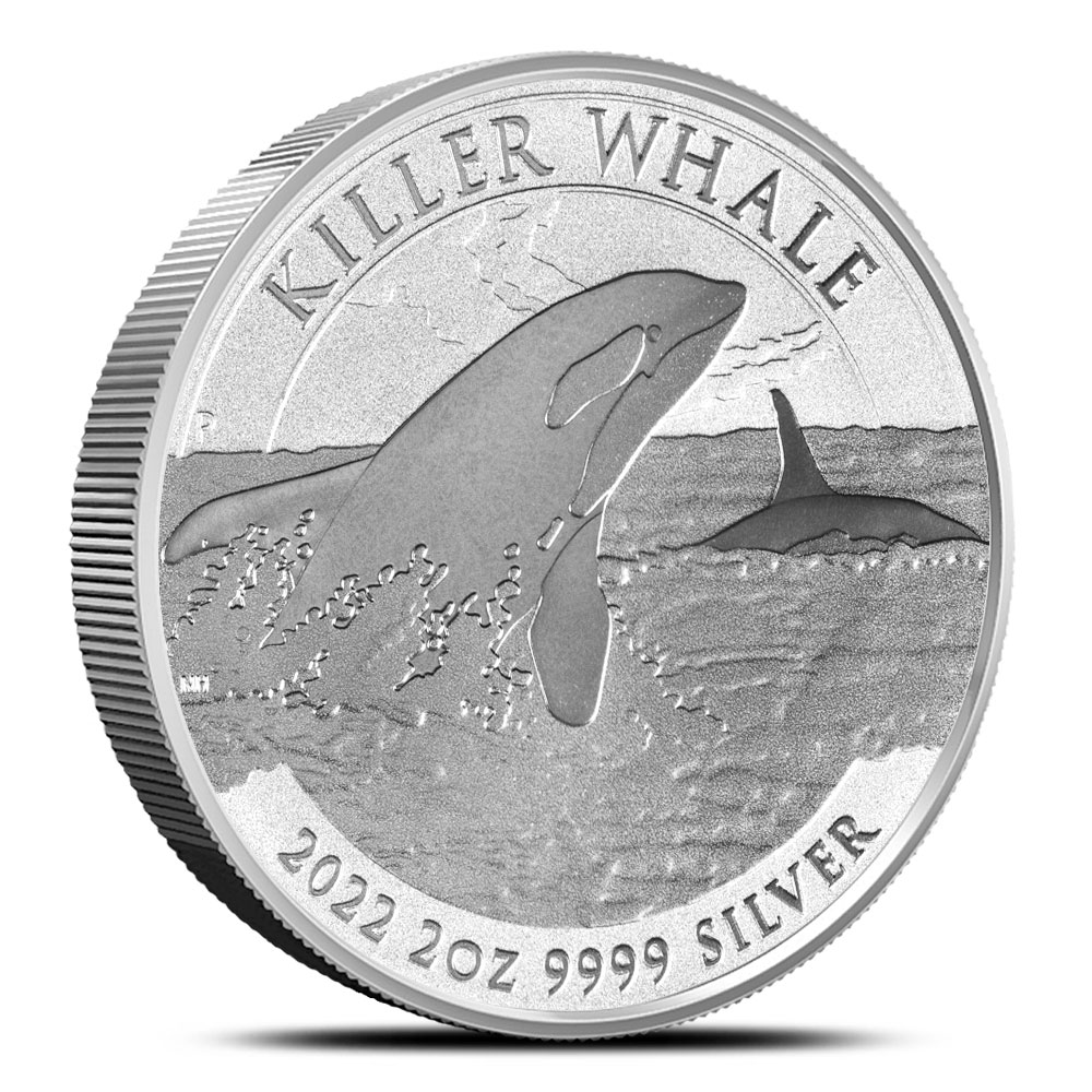 2022 2 oz Australian Killer Whale Silver Coin l JM Bullion™