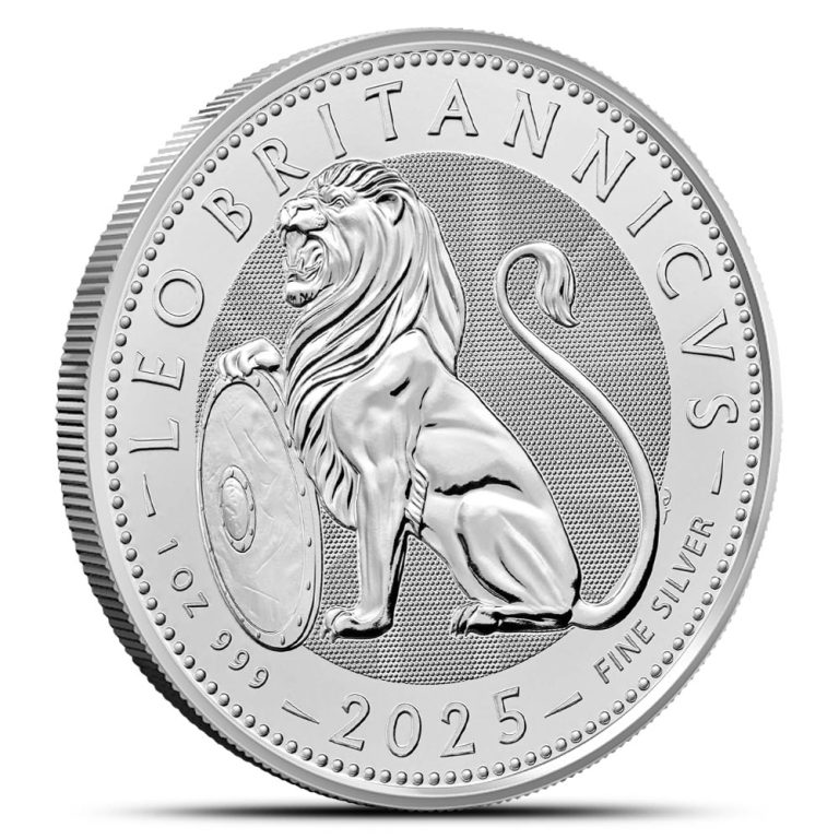 2025 1 oz British Silver The British Lion Coin (BU)