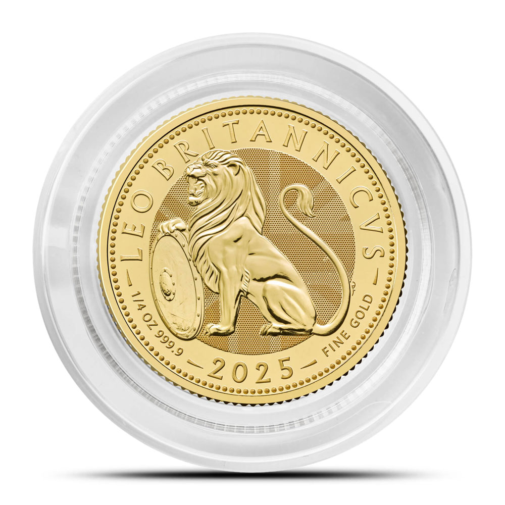 2025 1/4 oz British Gold The British Lion Coin (BU) l JM