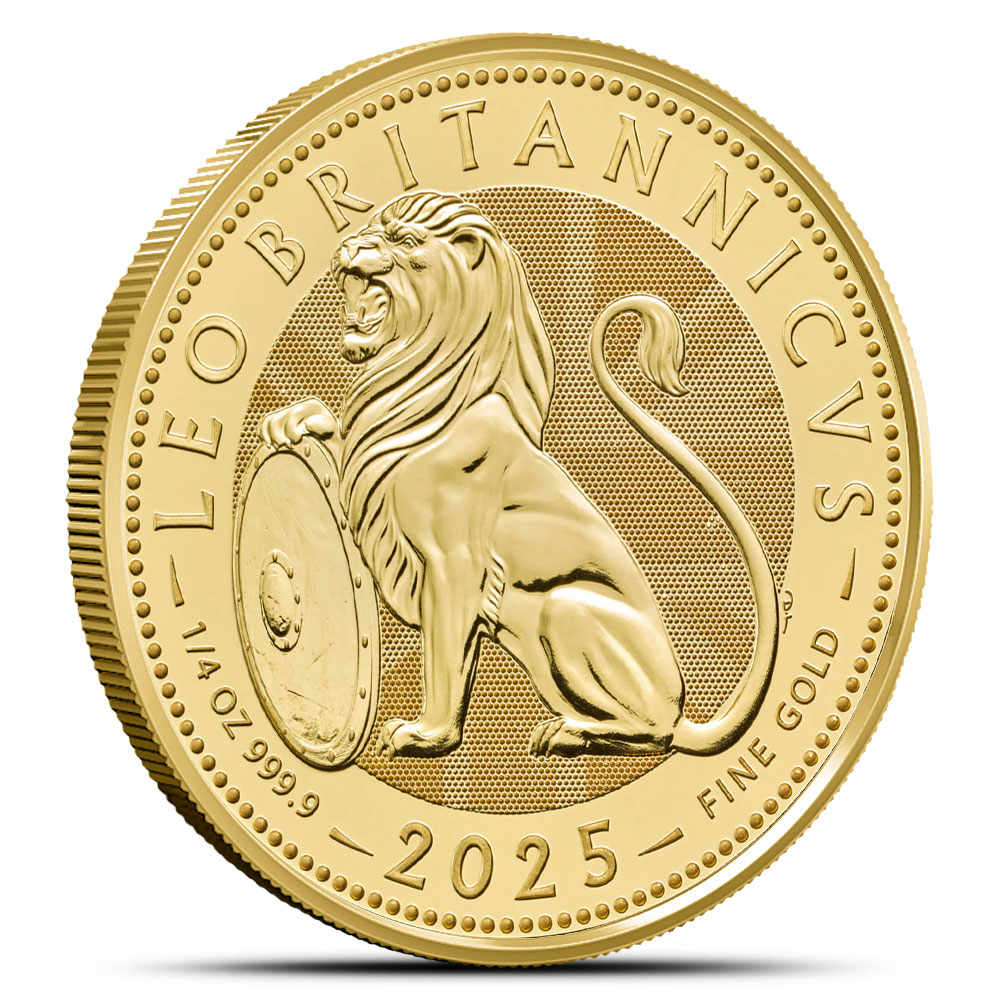 2025 1/4 oz British Gold The British Lion Coin (BU)