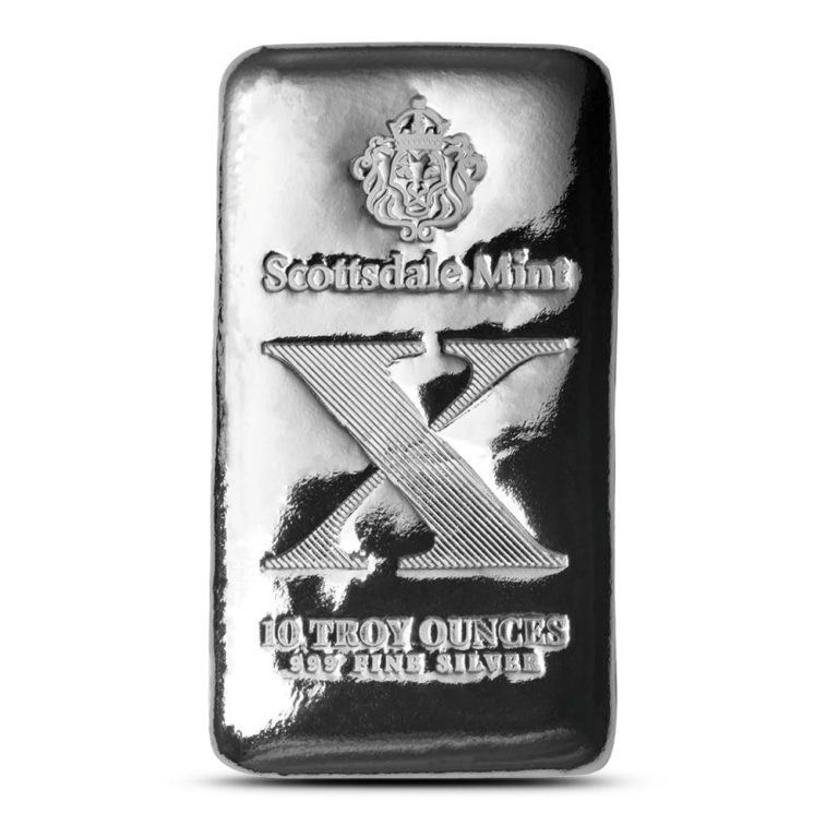 10 oz Scottsdale Silver Imperium Collection X10 Bar (New)