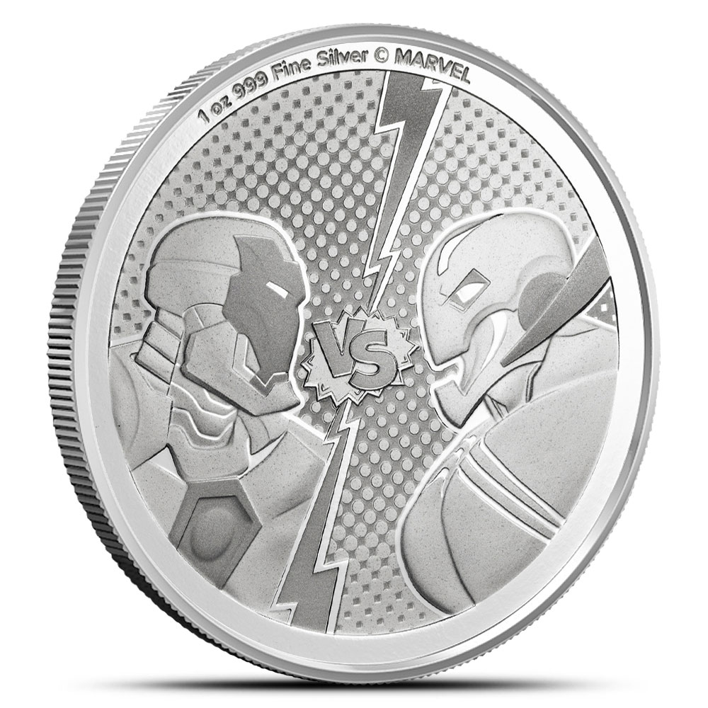 2025 1 oz Niue Silver Iron Man Vs. Ultron Coin (BU)