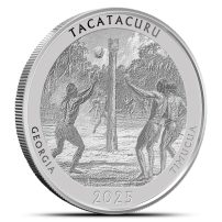 2025 1 oz Proof Native America the Beautiful Georgia Silver Coin (Box + CoA)